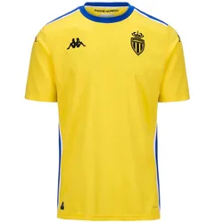 T-shirt à Manches Courtes Gardien De But Domicile As Monaco 24/25 Kombat Yellow / Blue Royal 3XL