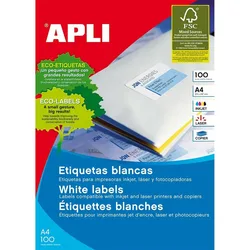Étiquette Multi-usages 1280 Boîtes 1005x148 Mm White One Size unisex