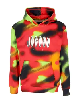 Felpa Cappuccio Uomo Flight Mvp All Over Print Fleece Hoodie Infrared 23/sail - Jordan - FashionsVida