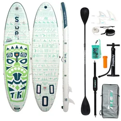 Ensemble De Paddle Surf Gonflable Supfw05d Green One Size unisex