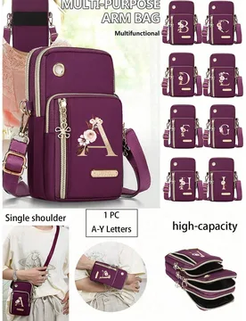 Bolso de teléfono para mujer, Mini bolso cruzado, Monedero vertical para mujer, Bolso de brazo y muñeca para deportes y correr, Mini bolso cruzado c - Shein - FashionsVida