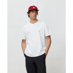 Camiseta de hombre de 100% algodón orgánico pike blanca