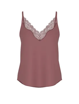 Top - Camisole PURE SHINE java marron clair XS - Mey - FashionsVida