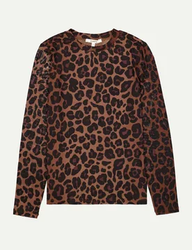 Langarmshirt mit Alloverdruck 60-BLACK L - Garcia - FashionsVida