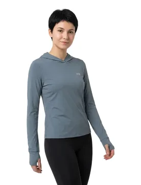 Rash Guard à Manches Longues Et à Capuche Alpha Fin Blue XS - Salty Crew - FashionsVida