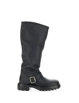 Stivali in pelle NERO 40 - Copenhagen - FashionsVida