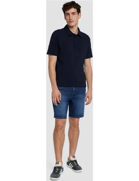 Pantalón corto vaquero de hombre liso - 7 For All Mankind - FashionsVida
