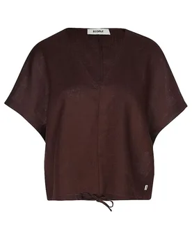 Leinenbluse DORA braun M Damen - Ecoalf - FashionsVida