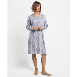 Camisón largo de mujer de punto viscosa
