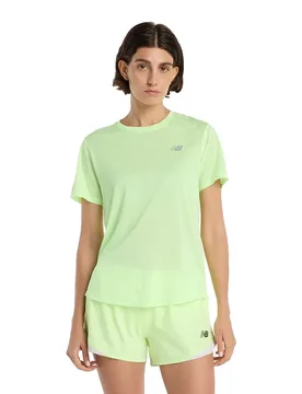 Maglietta A Maniche Corte Athletics Afterglow Heather M - New Balance - FashionsVida