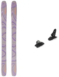 Ski Set inkl. Bdg. Freeride Skifahren Pack Qst 106 Nirvana 2026 aus Holz Grau