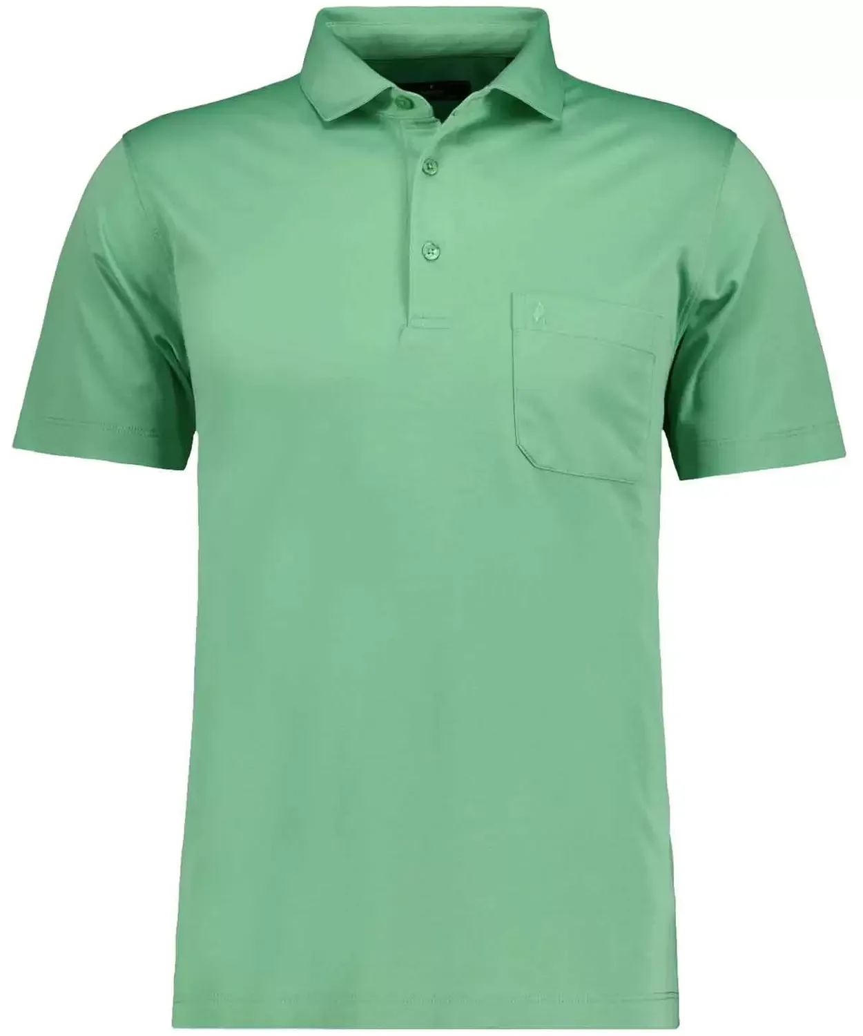 Polo button short sleeve solid male - XXL - FashionsVida