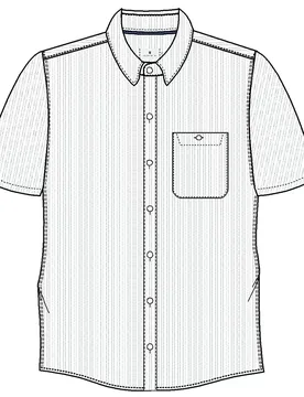 He.-Freizeithemd 1/2 Arm male - L - FashionsVida