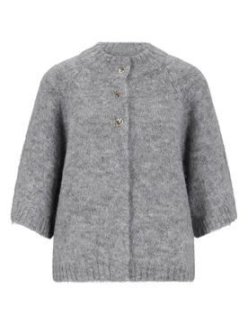 Benuta Fluffy Knit Cardigan female - 42 - FashionsVida
