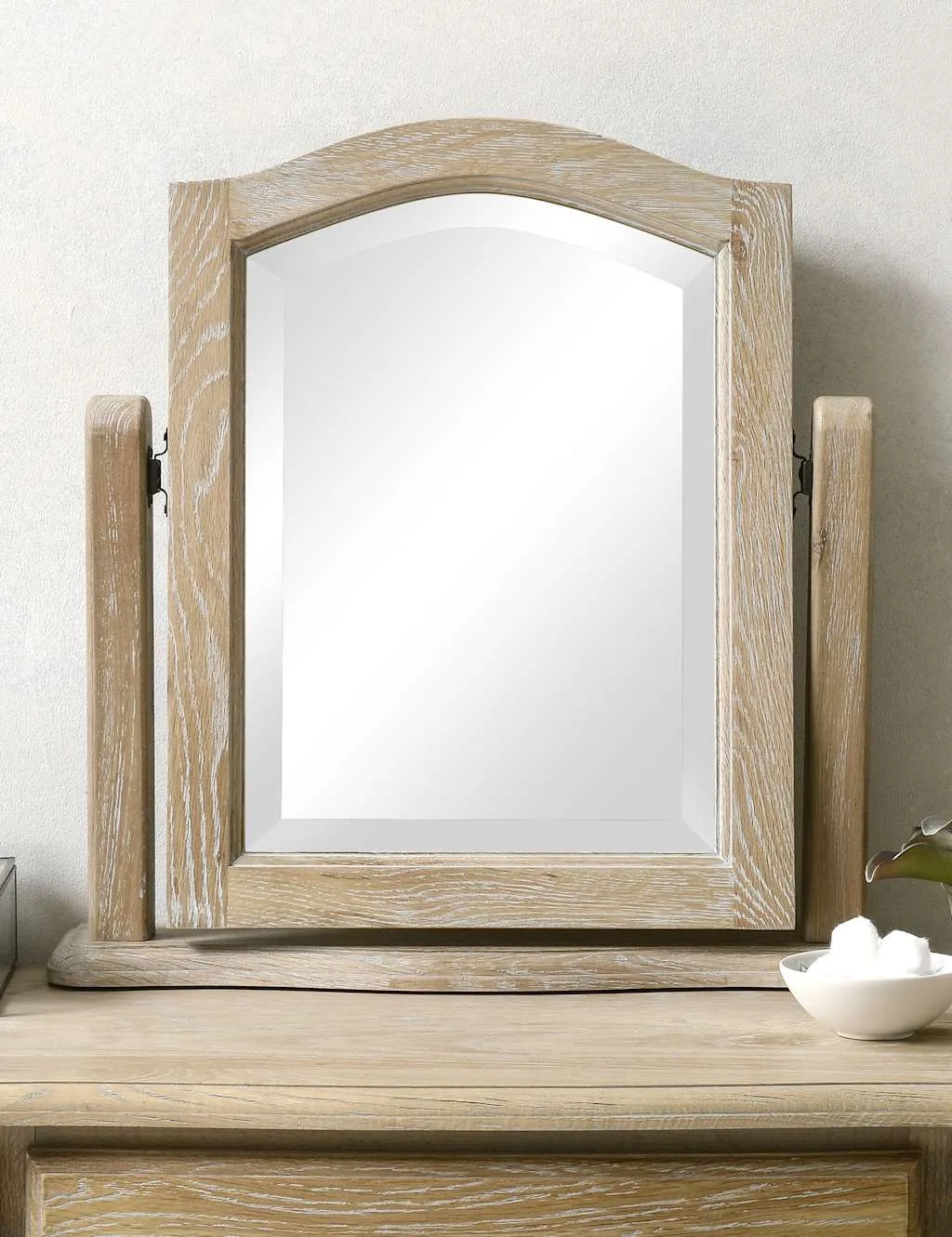 Camille Dressing Table Mirror Natural - Cotswold Company - FashionsVida