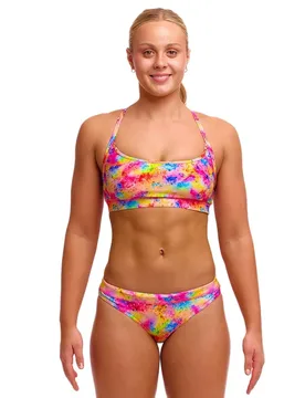 Fks026 Medium Impact Sports Bra Dry Me UK 32 Women - Funkita - FashionsVida