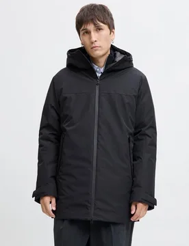 Jack & Jones - Parka de hombre lisa con capucha - jack & jones - FashionsVida