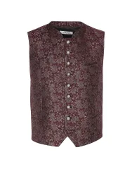 Gilet tradizionale AURACH rosso scuro 56