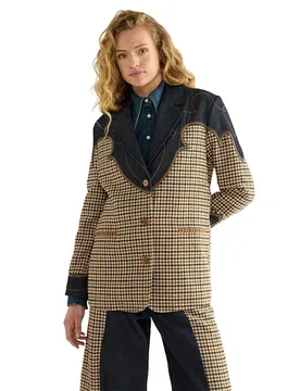 Giacca Di Jeans Houndstooth Rinse 2XL - Wrangler - FashionsVida