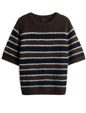 Pullover PIMOTA STRIPE braun 44 Damen - Opus - FashionsVida