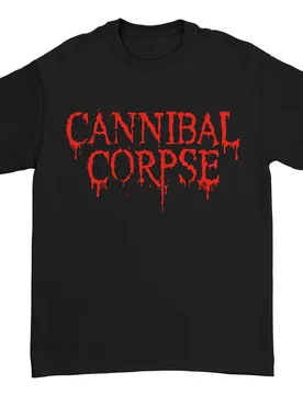 T-Shirt - Logo - S bis L - für Männer - Größe S - schwarz - Lizenziertes Merchandise! - Männer - male - Cannibal Corpse - FashionsVida