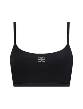 Bustier Bustier - Bralette SOFT STRETCH midnight monogram dunkelblau XS/S damen - Chantelle - FashionsVida