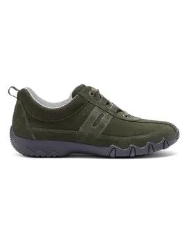 Leanne II Women's Wide Fit Nubuck Trainer - - Size: 9 - Hotter - FashionsVida