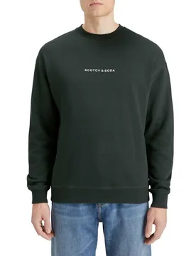 Sweat-shirt Core Logo Front Grachten Green 2XL - Scotch & Soda - FashionsVida