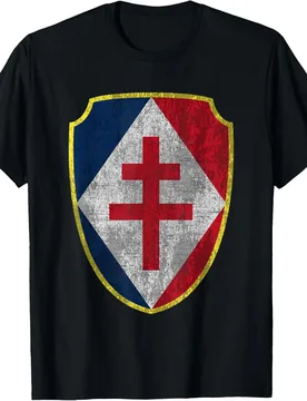Françaises Forces Françaises Libres WW2 T-Shirt Short Sleeve Casual 100% Cotton Shift - Aliexpress - FashionsVida