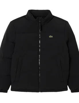 Water Repellent Hooded Jacket Black S Herren - Lacoste - FashionsVida
