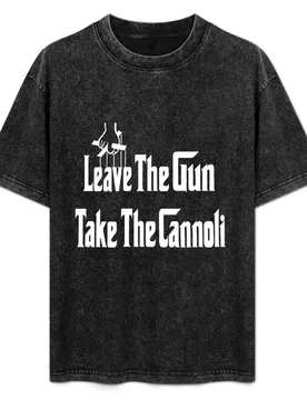 Leave The Gun Take The Cannoli T-Shirt Summer Casual Loose T-Shirt - Aliexpress - FashionsVida