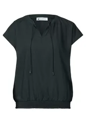 LTD QR Splitneck blouse w smok female