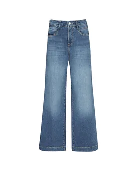 Jeans Wide Fit RICH PALAZZO bleu 32/L30 - Mac - FashionsVida