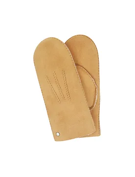 Guanti in pelle - Muffole cammello 8 - roeckl - FashionsVida
