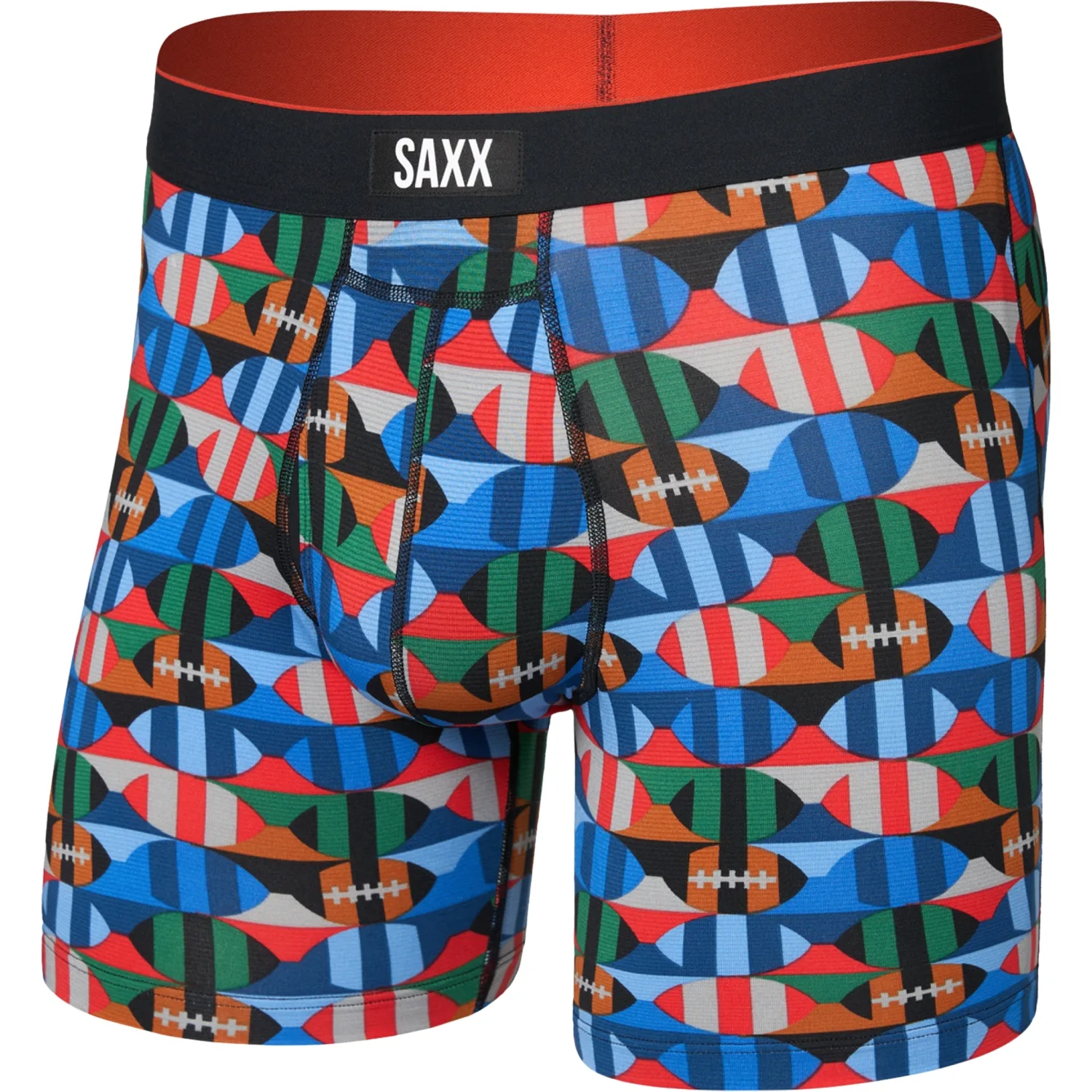 Boxershorts Sport Mesh, blau/bunt l - SAXX - FashionsVida
