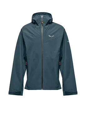 Herren Wanderjacke Puez Aqua 4 2.5L Powertex Hoodie petrol S M - Salewa - FashionsVida