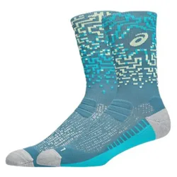 Calzini Corti Performance Run Foggy Teal / Energy Aqua EU 39-42
