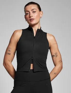Camiseta de tirantes con cremallera integral Teo para mujer de - MP - FashionsVida