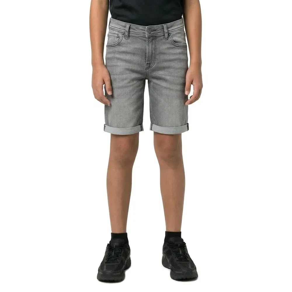 Short Rick Ioriginal Mf 926 Grey Denim 11 Années Garçon - Jack & jones - FashionsVida
