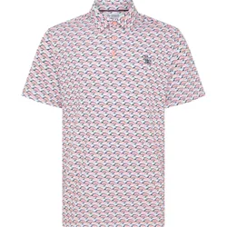 Polo Layered Umbrella Print, rosa xxl