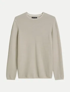 Marc O' Polo aus reiner Bio-Baumwolle Beige M - Marc O'Polo - FashionsVida