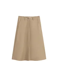 Marc O'Polo Falda midi marrón 40