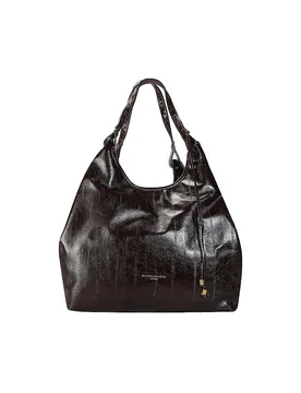 Bolso de piel - Hobo Bag DUA Large rojo oscuro - GIANNI CHIARINI - FashionsVida