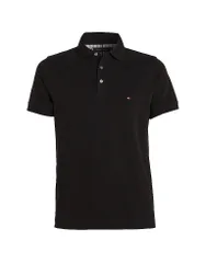 Poloshirt Slim Fit schwarz S Herren