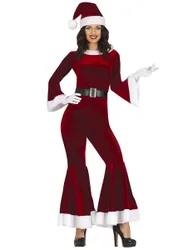 Weihnachtsfrau für Damen rot - female