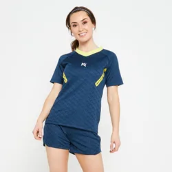 Womens Adu Fitted Training Top - Blue - Size Uk 8-10 (Womens)