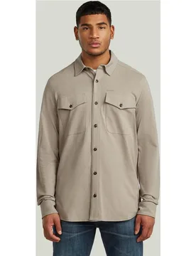 Camisa de hombre de punto y corte recto - G-Star - FashionsVida