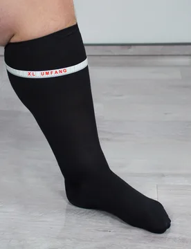 XXL Reisestrümpfe schwarz Gr. 36-38, DP G77 - Hydas - FashionsVida
