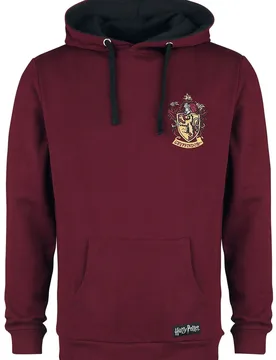 Kapuzenpullover - Gryffindor - S bis XXL - für Männer - Größe L - burgund - Lizenzierter Fanartikel - Männer - male - Harry Potter - FashionsVida
