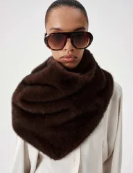 M&S Faux Fur Snood Brown female